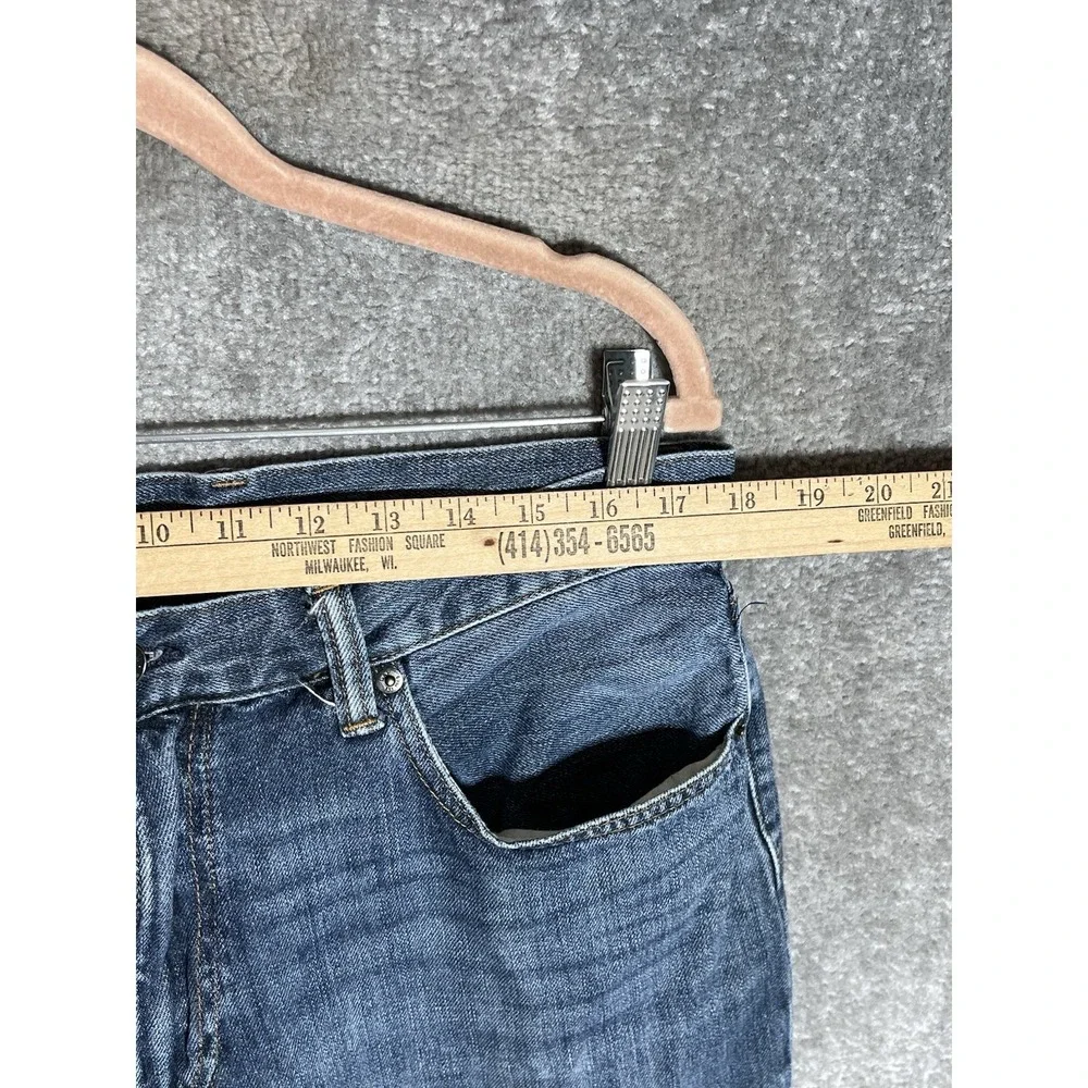 GAP Straight Vintage Jeans Mens Size 36x32‎ Blue Cotton 5 Pocket Denim
